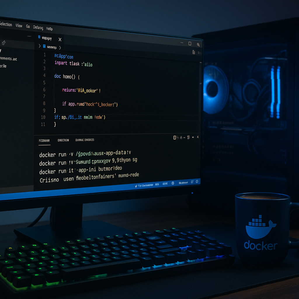 Como usar volumes e redes no Docker para salvar dados e conectar containers