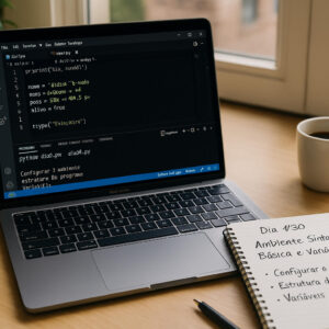 Python para Iniciantes: Instalando o Ambiente, Sintaxe e Variáveis (Dia 1/30)