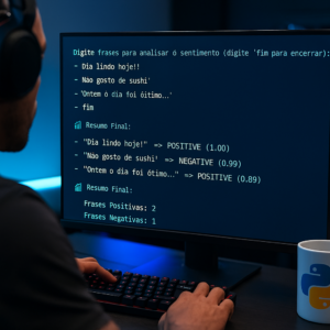Como fazer Análise de Sentimentos com Python e IA (Passo a Passo)