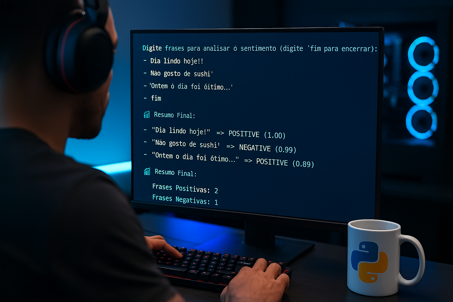 Como fazer Análise de Sentimentos com Python e IA (Passo a Passo)