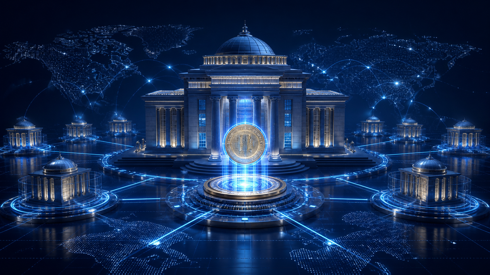 Banco central conectado a uma infraestrutura global de moeda digital
