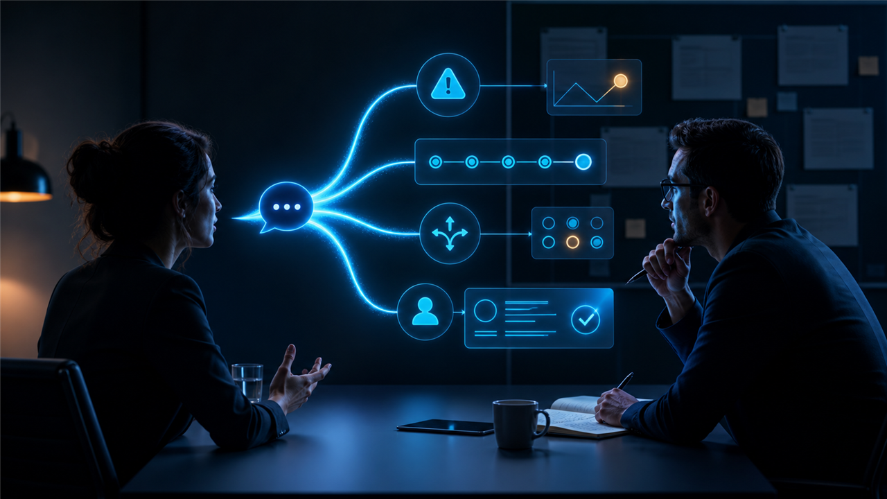 Entrevista de problema transformando relatos de clientes em evidências para decisões de negócio