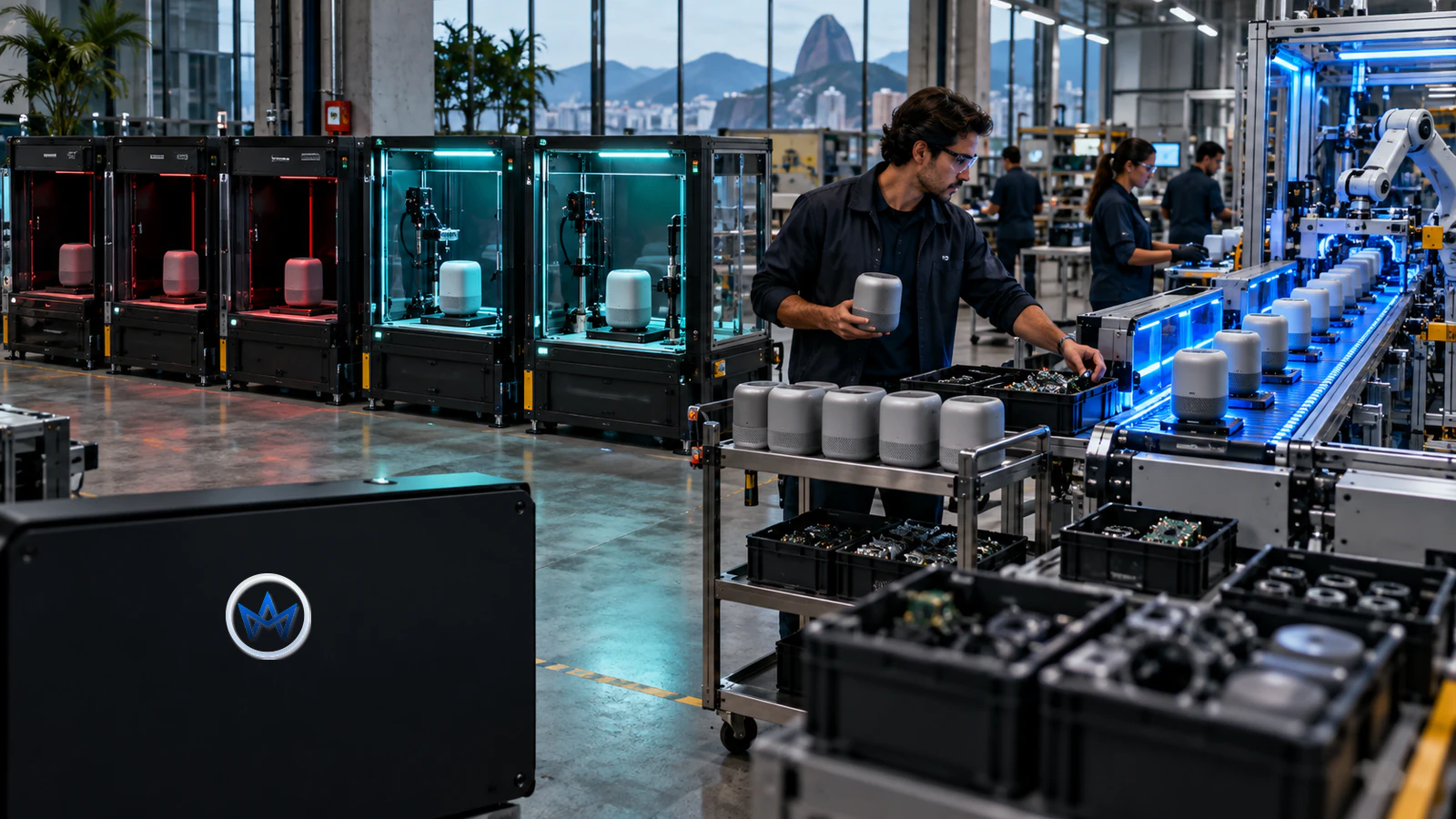 Empreendedor acompanha vários experimentos comerciais pequenos em estações separadas enquanto apenas os resultados validados seguem para uma linha de escala
