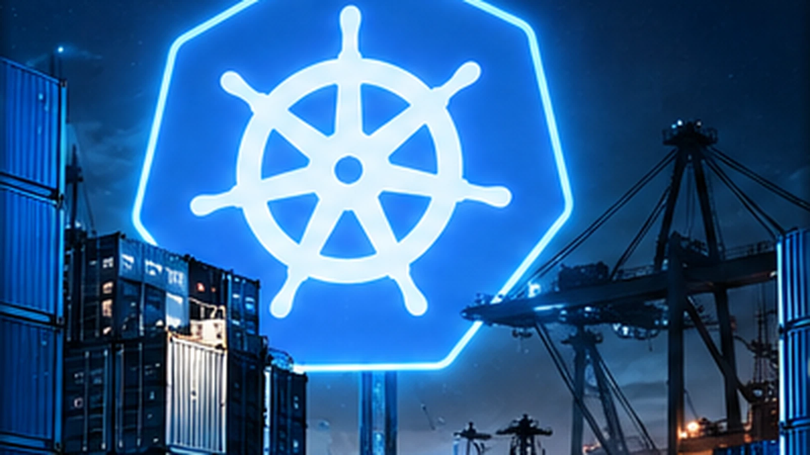 Workloads em containers sendo coordenados por uma camada de orquestração em infraestrutura distribuída