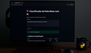 Classificador de Fake News com Interface Web em Python (Streamlit)