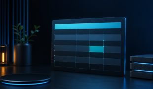 Tabela de dados HTML com cabeçalhos acessíveis