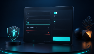 Formulário HTML acessível com campos e controles